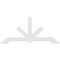 Ekena Millwork Vanguard Architectural Grade PVC Gable Bracket, 96"W x 44"H x 2"D x 6"F, 11/12 Pitch GBP096X44X0206VAN00 - alternate 3